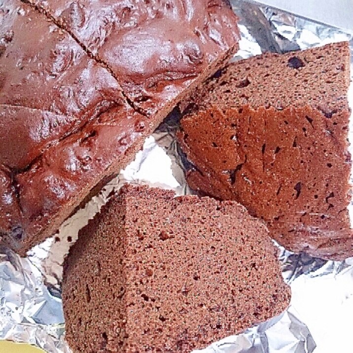 卵2個でココアとラム酒風味のケーキ レシピ 作り方 By Hideok8 楽天レシピ